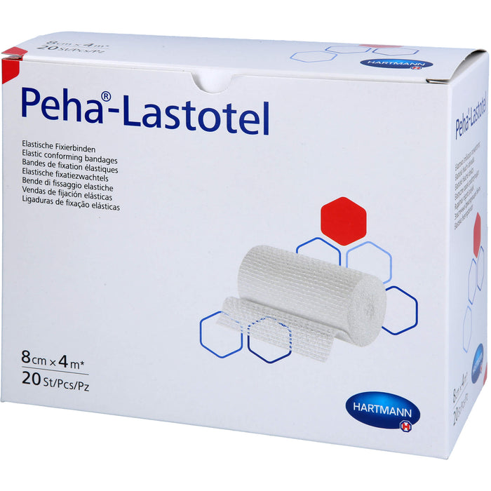 HARTMANN Peha-Lastotel elastische Fixierbinde 8 cm x 4 m, 20 pc Paquet