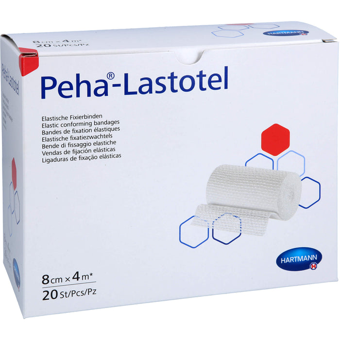 HARTMANN Peha-Lastotel elastische Fixierbinde 8 cm x 4 m, 20 pc Paquet