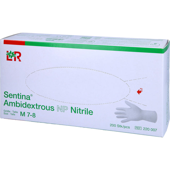 Sentina Ambidextrous Nitrile USH unsteril Gr. M, 200 St HAS