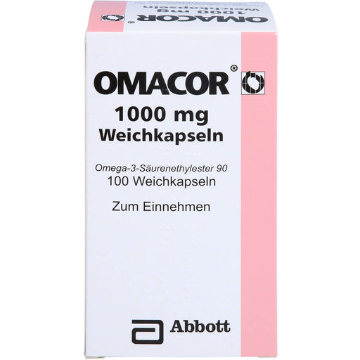 Abbott Omacor 1000 mg Weichkapseln, 100 St. Kapseln