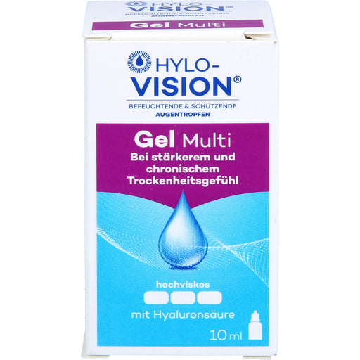HYLO-VISION Gel Multi Augentropfen, 10 ml Lösung