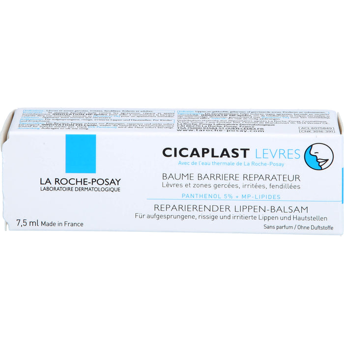 La Roche-Posay Cicaplast reparierender Lippen-Balsam, 7.5 ml Creme