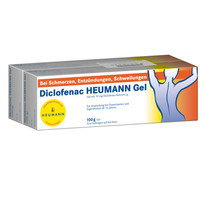 Heumann Diclofenac Gel bei Schmerzen, Entzündungen und Schwellungen, 200 g Gel