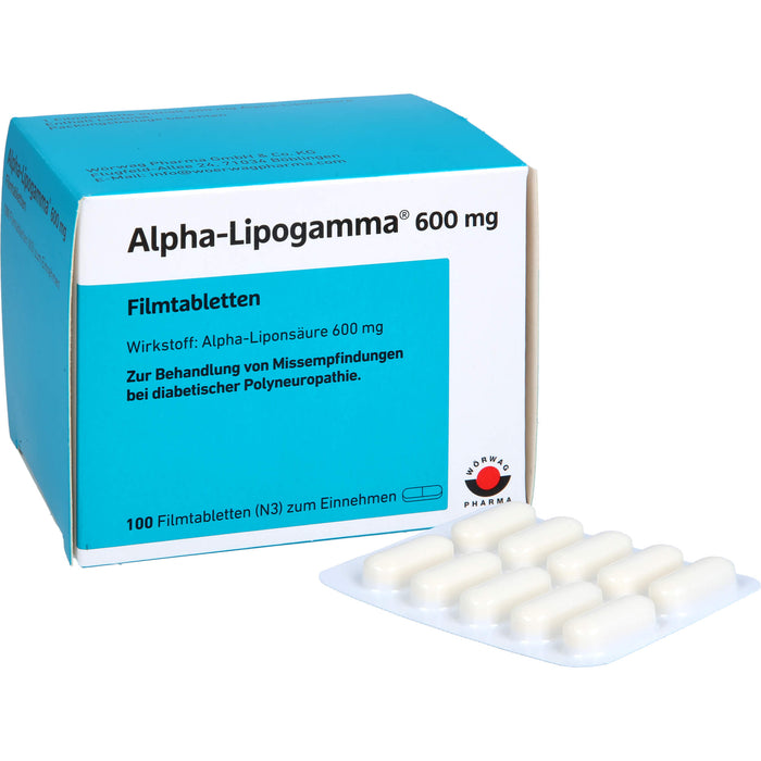 Alpha-Lipogamma  600 mg Filmtabletten, 100 pcs. Tablets