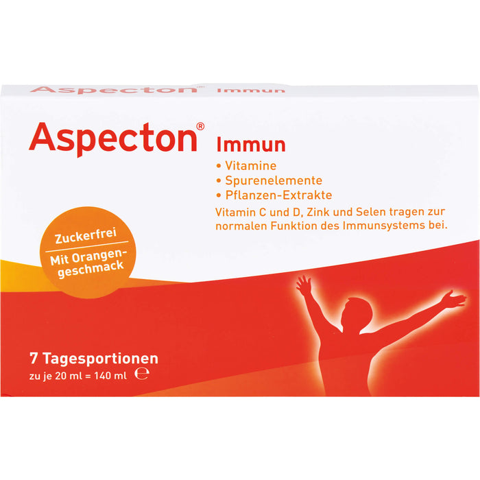 Aspecton Immun Lösung zur Unterstützung der normalen Funktion des Immunsystems, 7 St. Ampullen