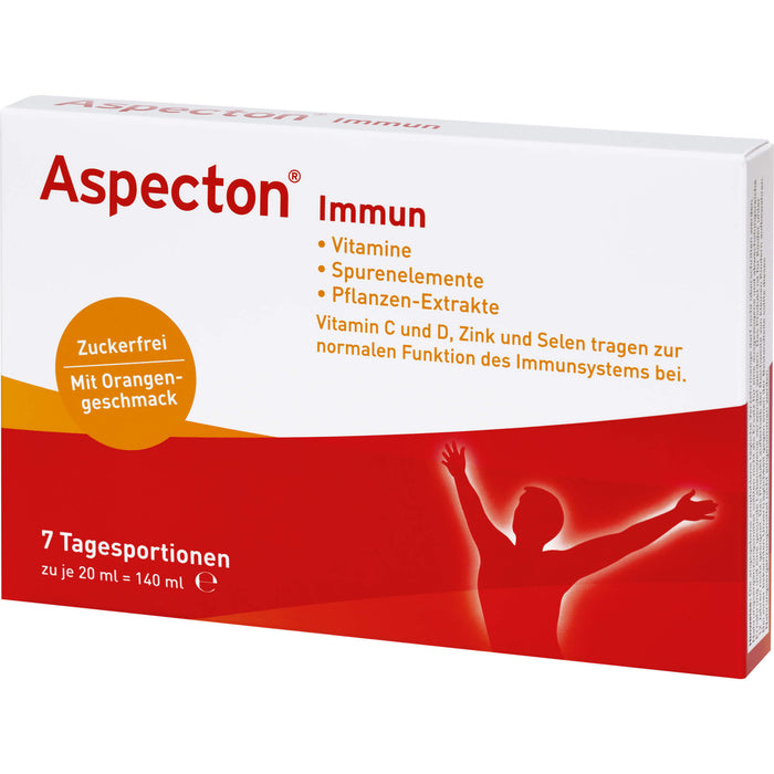 Aspecton Immun Lösung zur Unterstützung der normalen Funktion des Immunsystems, 7 pcs. Ampoules