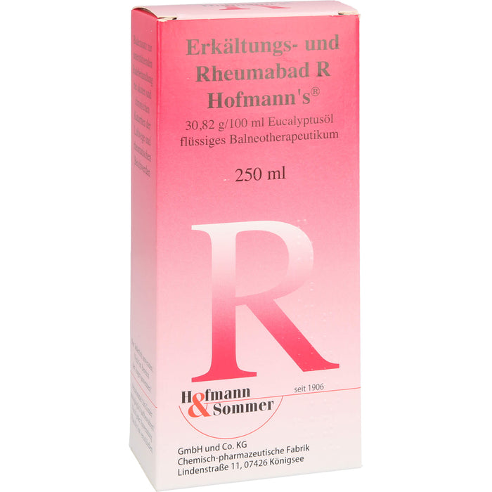 Erkältungs- und Rheumabad R Hofmann's®, 250 ml BAD