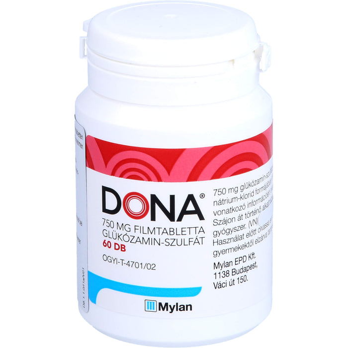 Dona 750 mg kohlpharma Filmtabletten bei leichter bis mittelstarker Arthrose des Kniegelenks, 60 St. Tabletten