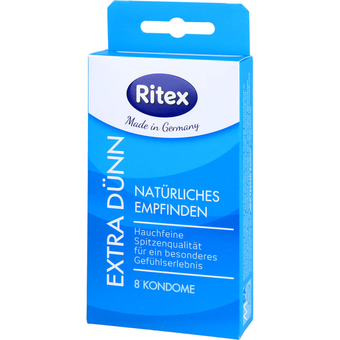 Ritex Extra dünn Kondome natürliches Gefühl, 8 pc Préservatifs