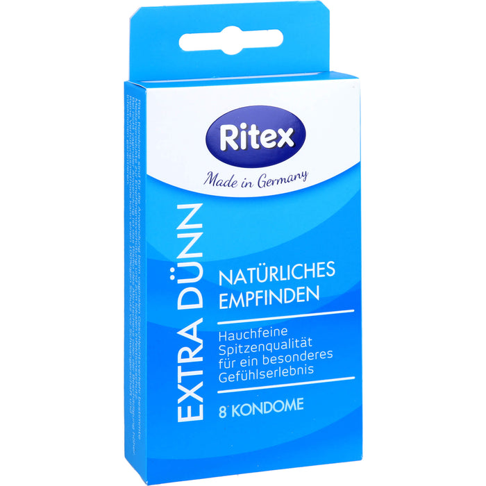 Ritex Extra dünn Kondome natürliches Gefühl, 8 pc Préservatifs