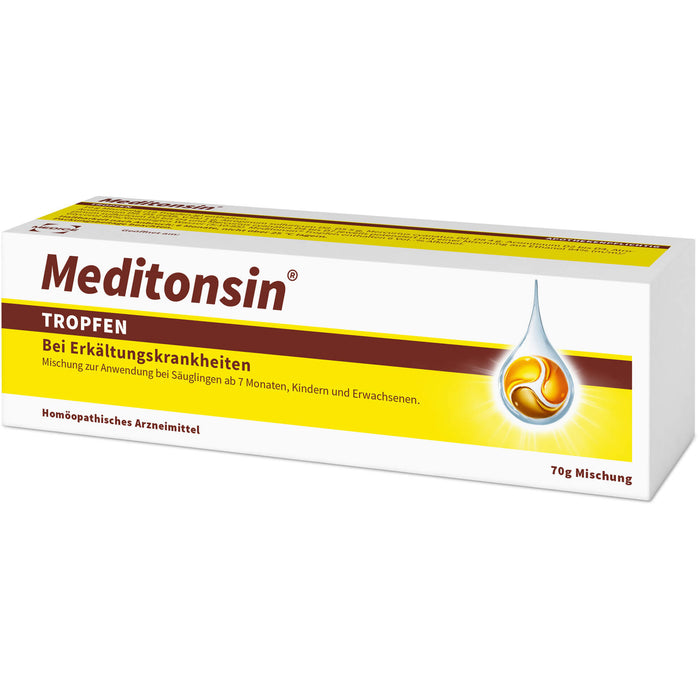 Meditonsin Tropfen bei Erkältungskrankheiten, 70 g Solution