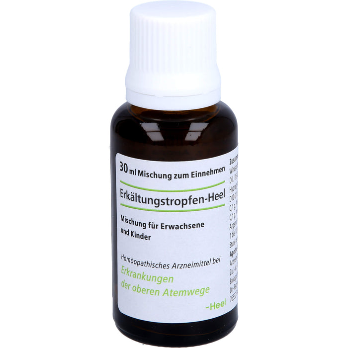 Heel Erkältungstropfen Mischung bei Erkrankungen der oberen Atemwege, 30 ml Solution