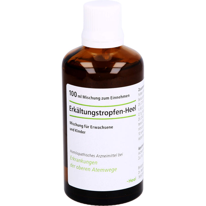 Heel Erkältungstropfen bei Erkrankungen der oberen Atemwege, 100 ml Solution