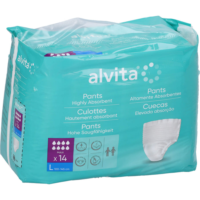 Alvita Inkontinenzpants Large, 14 St