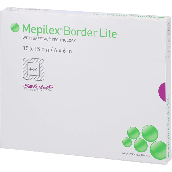 MEPILEX Border Lite Verband 15x15cm steril, 5 St VER