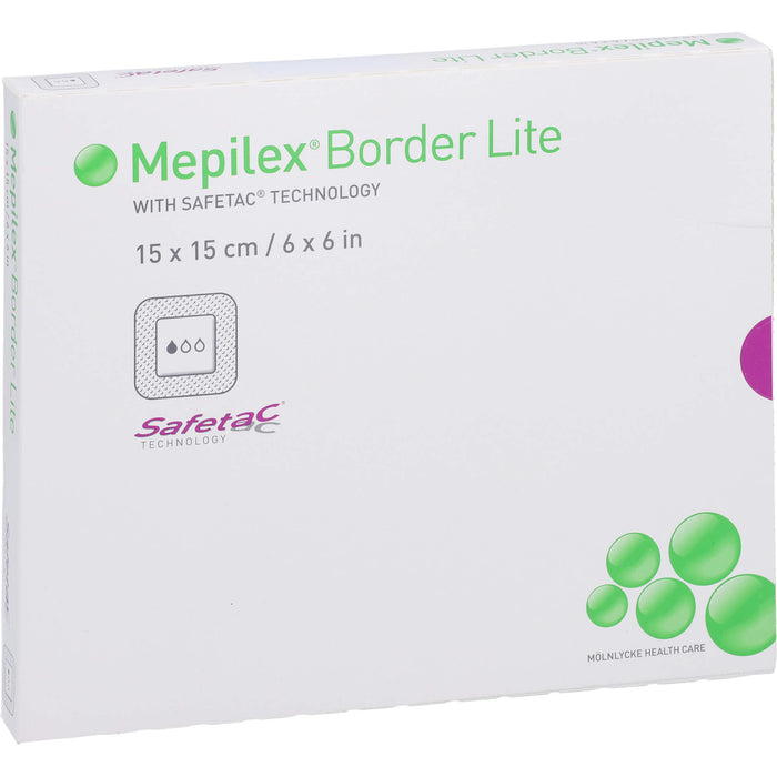 MEPILEX Border Lite Verband 15x15cm steril, 5 St VER
