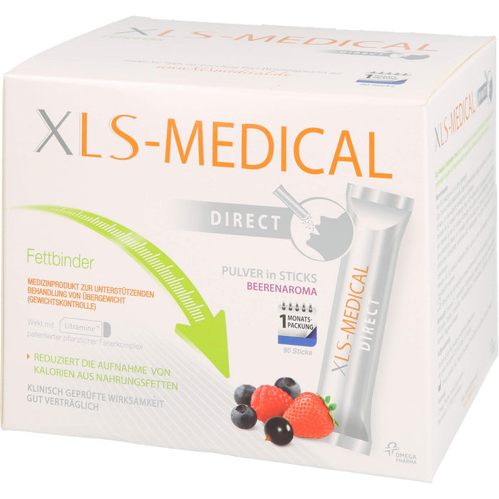XLS Medical Fettbinder Direct Sticks, 90 pc Sachets