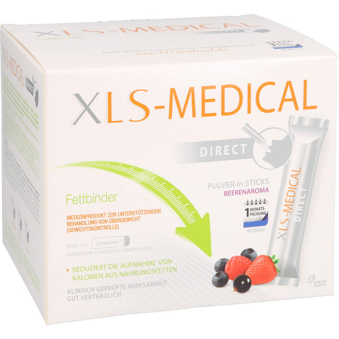 XLS Medical Fettbinder Direct Sticks, 90 pc Sachets