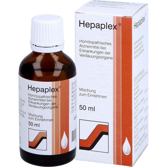 Hepaplex Mischung bei Erkrankungen der Verdauungsorgange, 50 ml Solution