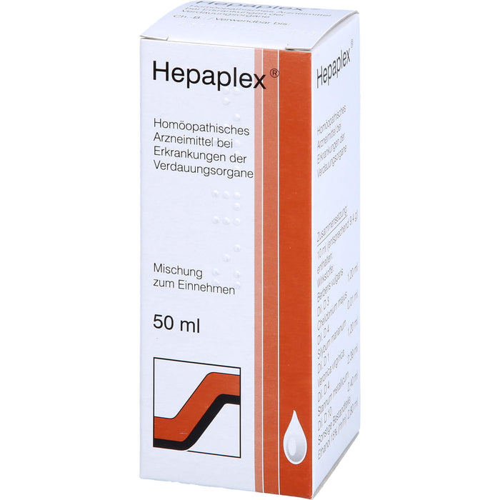 Hepaplex Mischung bei Erkrankungen der Verdauungsorgange, 50 ml Solution