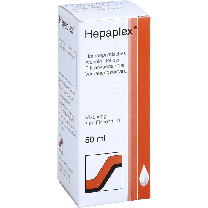 Hepaplex Mischung bei Erkrankungen der Verdauungsorgange, 50 ml Solution
