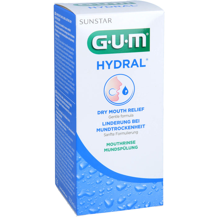 GUM HYDRAL Mundspülung, 300 ml Solution