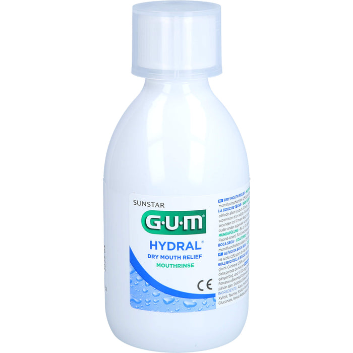 GUM HYDRAL Mundspülung, 300 ml Solution