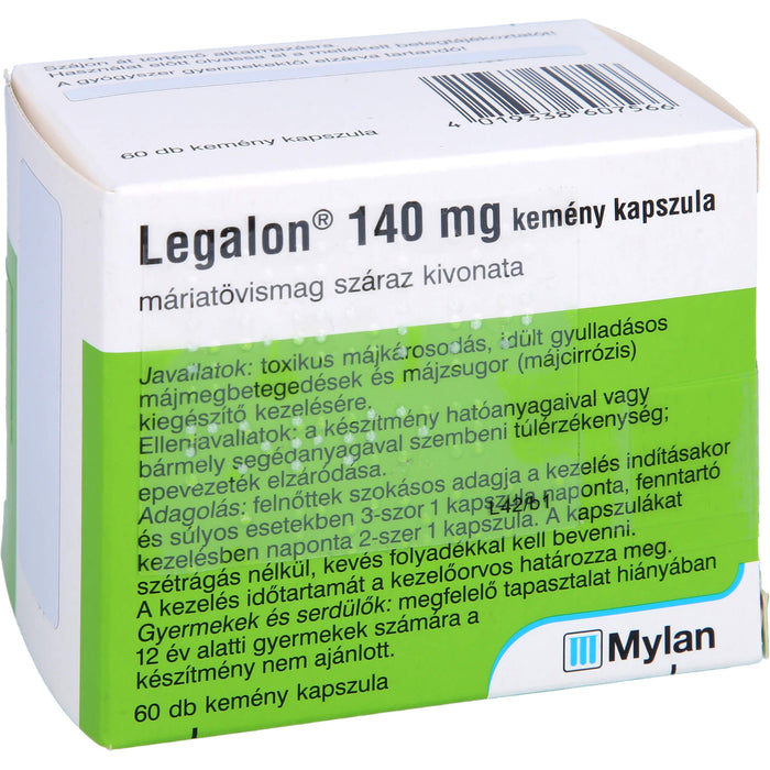 Legalon forte axicorp Hartkapseln, 60 pc Capsules