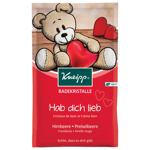 Kneipp Badekristalle Hab dich lieb, 60 g Salz