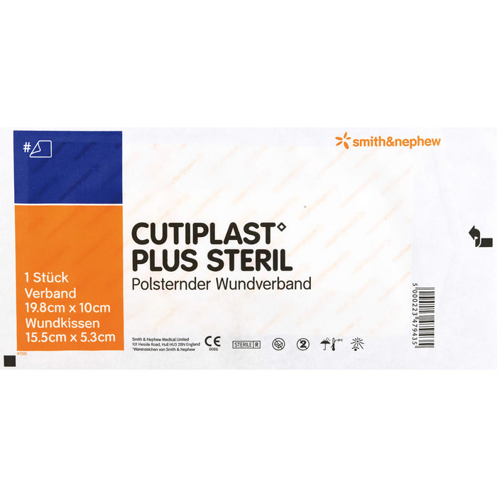 Cutiplast 10x19,8cm plus steril, 5 pc Pansements