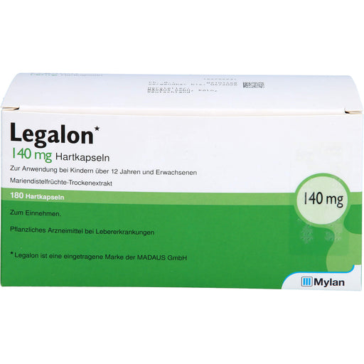 Legalon 140 kohlpharma Hartkapseln bei Lebererkrankungen, 180 St. Kapseln