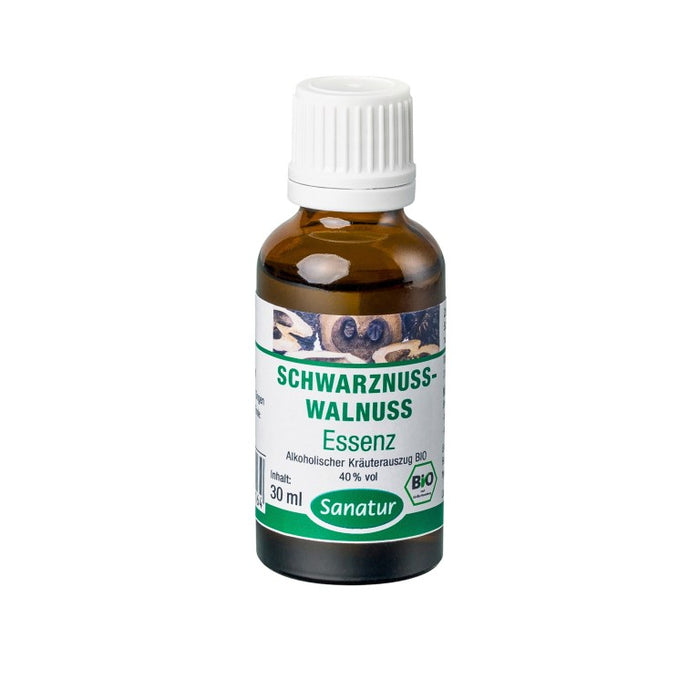 Sanatur	Schwarznuss-Walnuss Essenz Tropfen, 30 ml Lösung