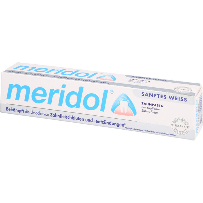 Meridol Sanftes Weiss Zahnpasta, 75 ml Toothpaste