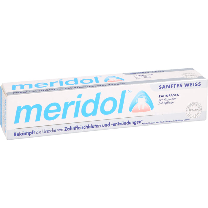 Meridol Sanftes Weiss Zahnpasta, 75 ml Toothpaste