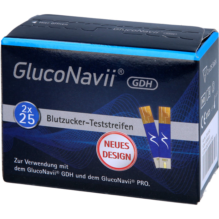 SD GlucoNavii GDH Blutzucker-Teststreifen, 50 pc Bandelettes réactives