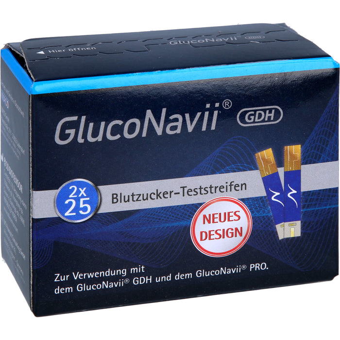 SD GlucoNavii GDH Blutzucker-Teststreifen, 50 pc Bandelettes réactives