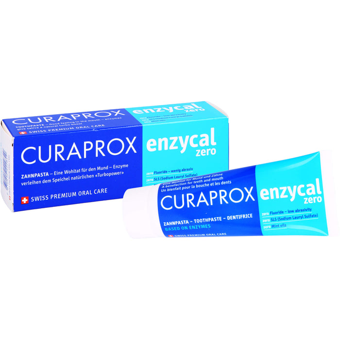 Curaprox enzycal zero Zahnpasta, 75 ml Toothpaste