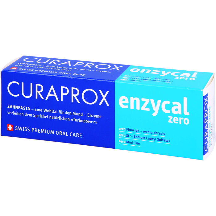 Curaprox enzycal zero Zahnpasta, 75 ml Toothpaste