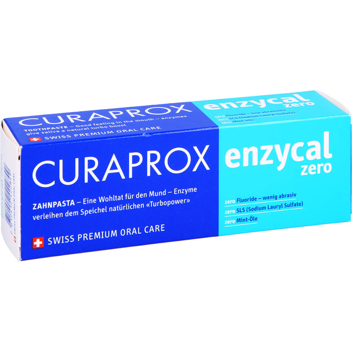 Curaprox enzycal zero Zahnpasta, 75 ml Toothpaste