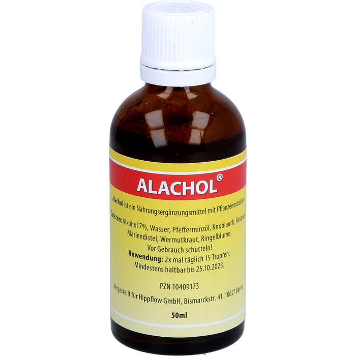 ALACHOL Tropfen Unterstützt die Selbstreinigung der Leber, 50 ml Solution