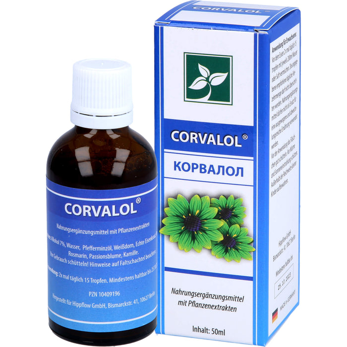 CORVALOL Tropfen Unterstützt das Herz-Kreislauf-System, 50 ml Solution