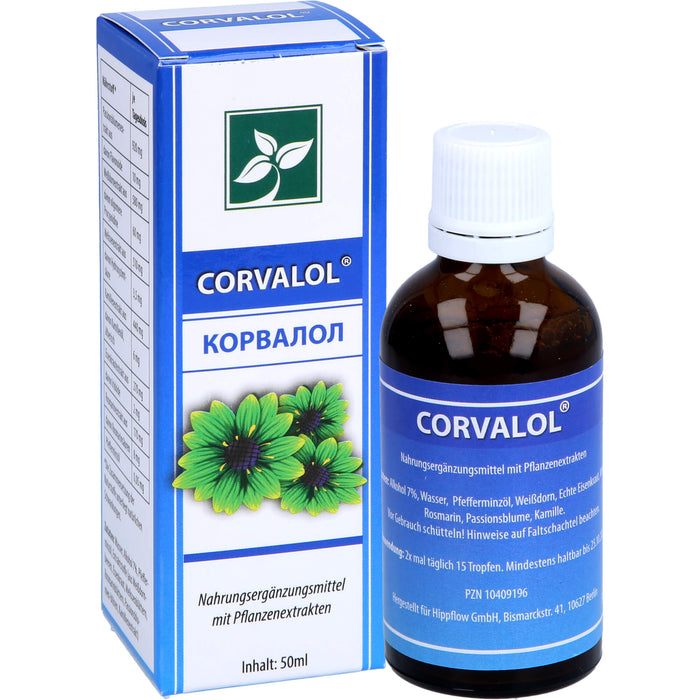 CORVALOL Tropfen Unterstützt das Herz-Kreislauf-System, 50 ml Solution