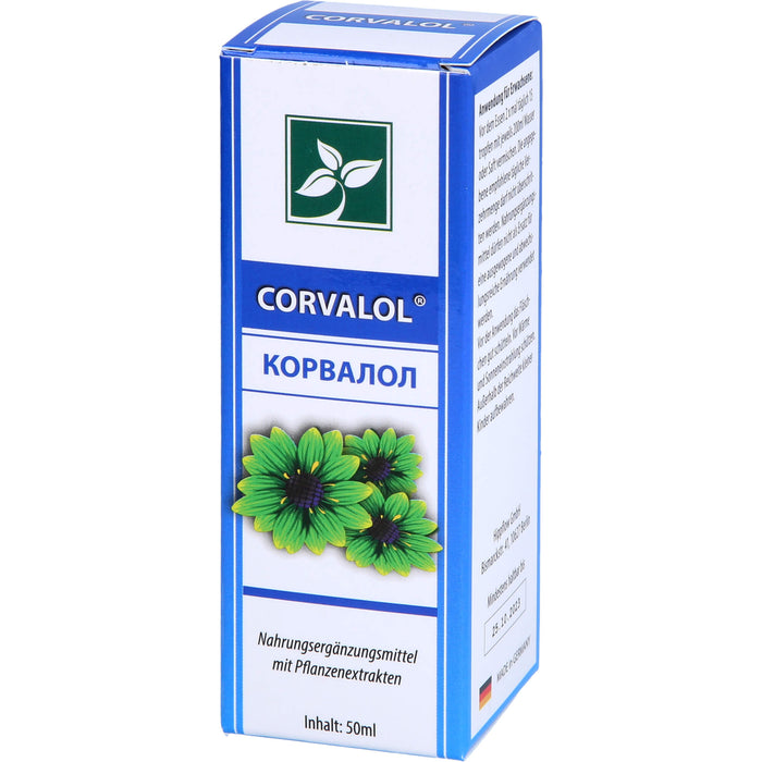 CORVALOL Tropfen Unterstützt das Herz-Kreislauf-System, 50 ml Solution