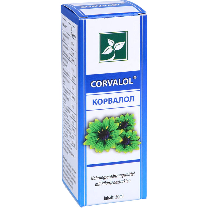 CORVALOL Tropfen Unterstützt das Herz-Kreislauf-System, 50 ml Solution