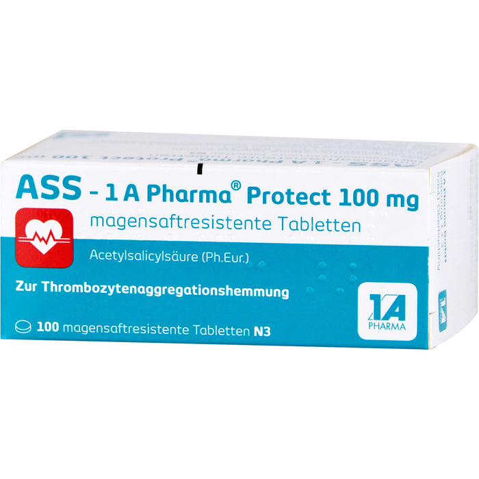 ASS-1A Pharma Protect 100 mg Tabletten, 100 pcs. Tablets