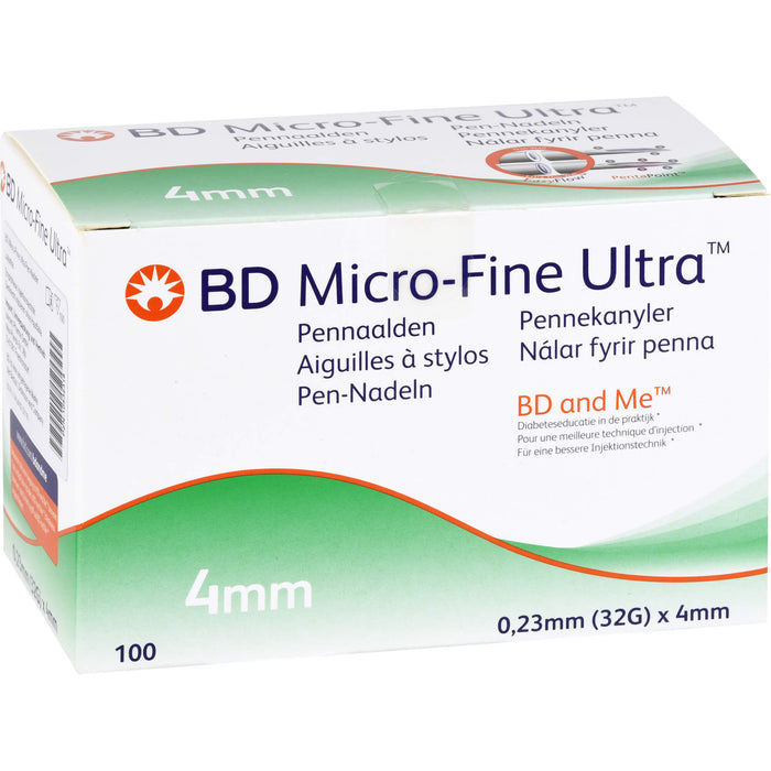 BD MICRO FINE Ultra Pen-Nadeln 0,23x4mm, 100 pc Aiguilles