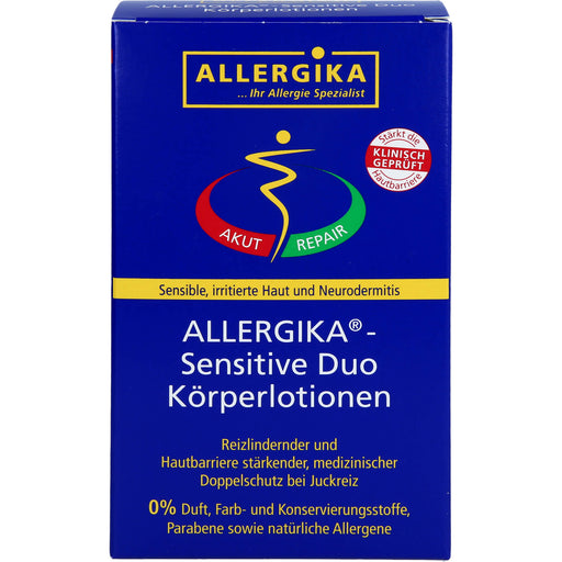 ALLERGIKA Sensitive Duo Körperlotion zur Pflege empfindlicher Haut, 400 ml Lotion