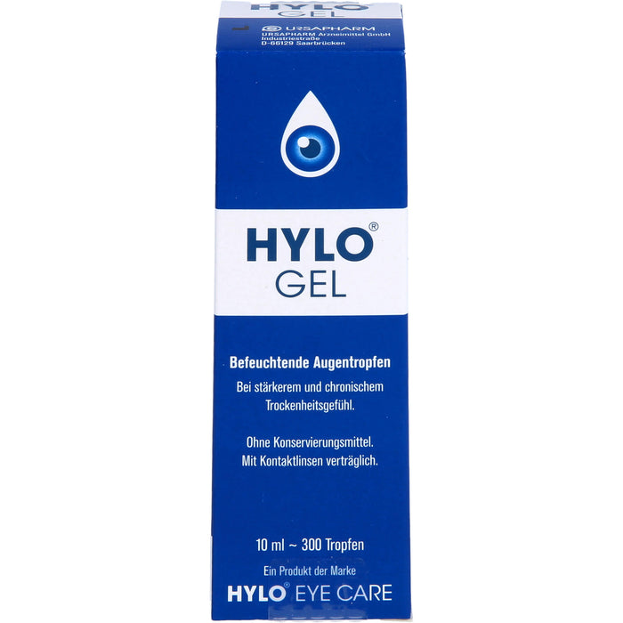 Hylo-Gel Bios Medical befeuchtende Augentropfen, 10 ml Lösung