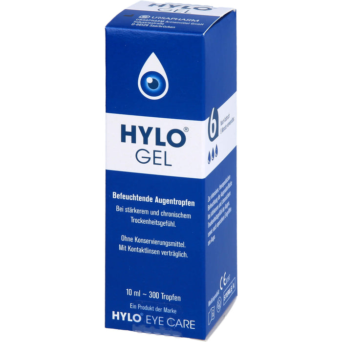 Hylo-Gel Bios Medical befeuchtende Augentropfen, 10 ml Lösung