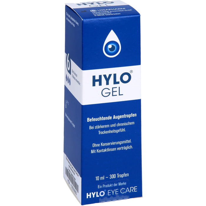 Hylo-Gel Bios Medical befeuchtende Augentropfen, 10 ml Lösung